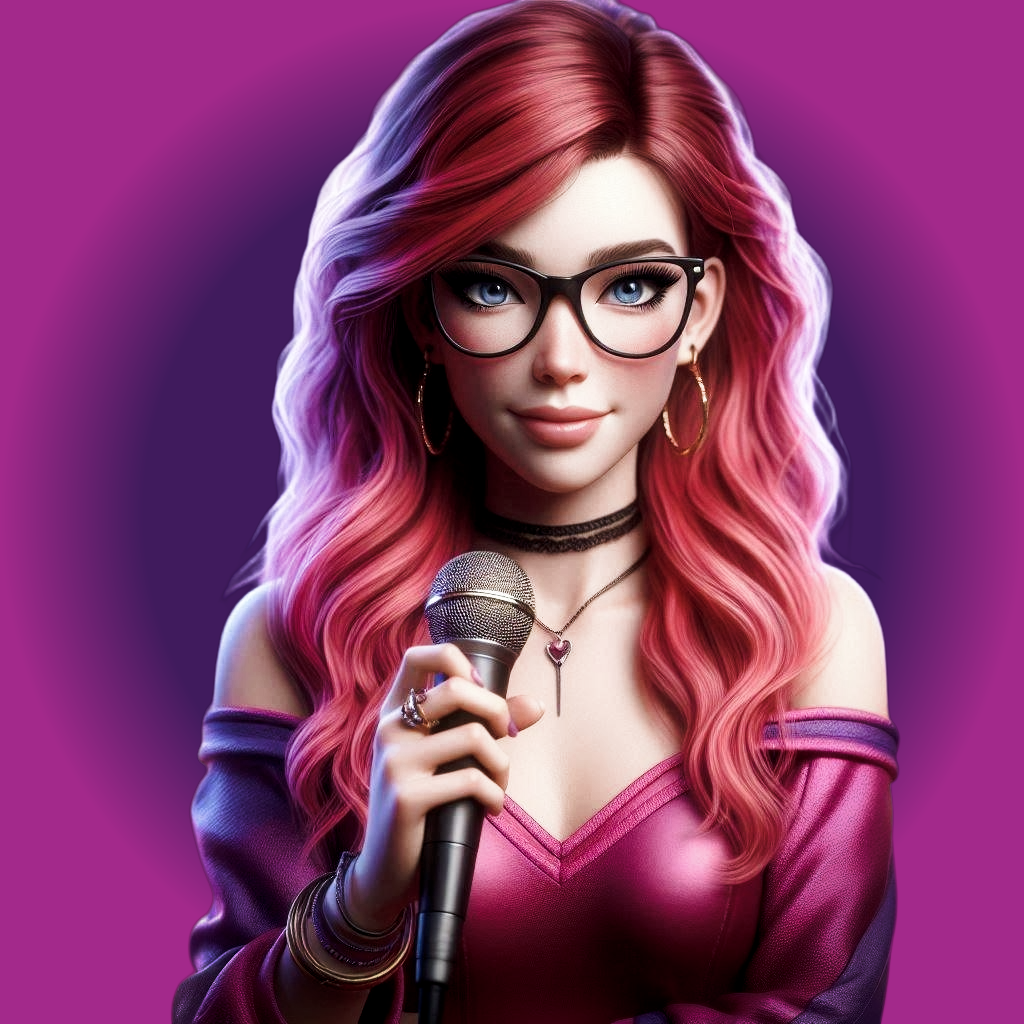 Abigail Goldblade performing comedy